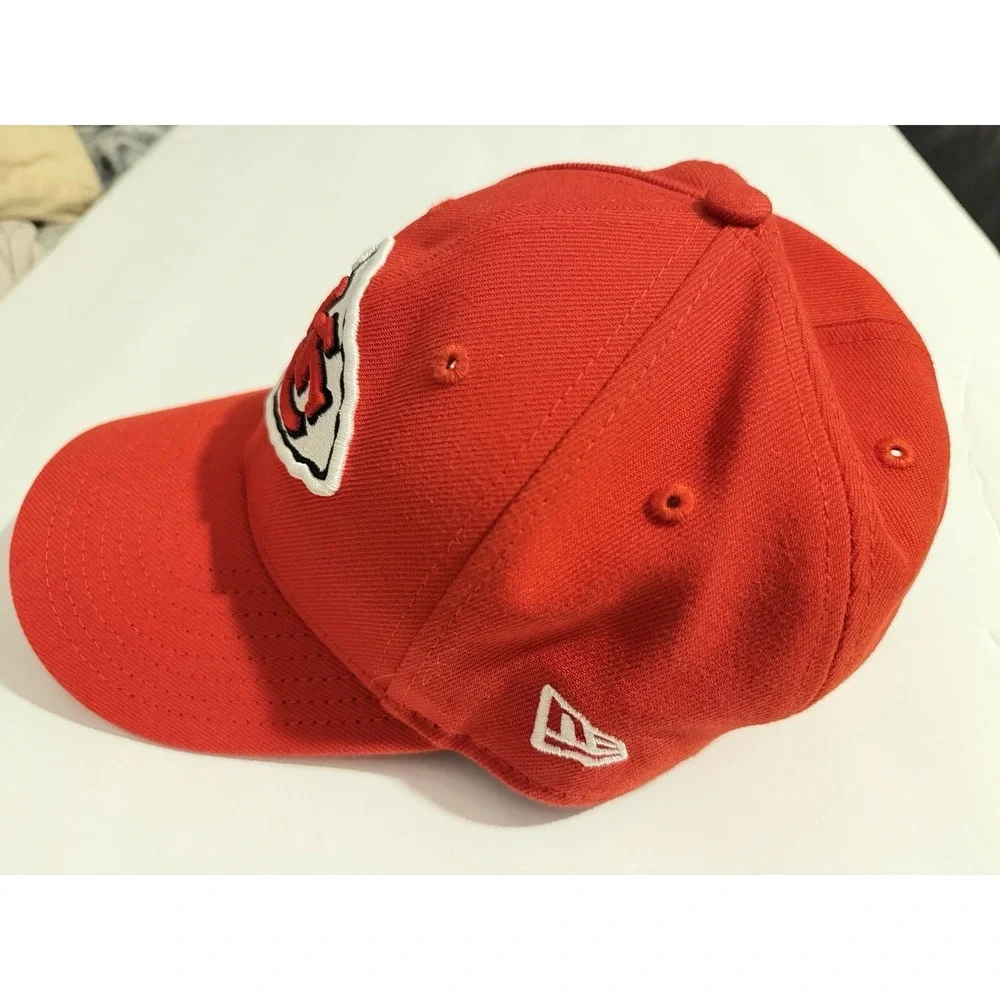 New Era Kansas City Chiefs Red Hat with White and Black Logo